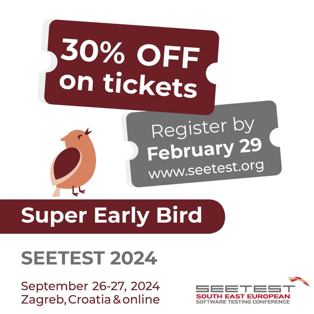 SEETEST 2024 Super Early Bird Campaign just Launched: Get 30% off tickets now!