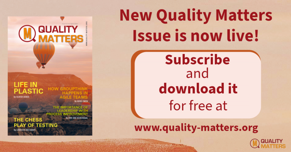 Announcing the Release of Quality Matters Issue 18