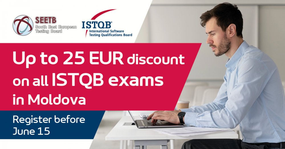 Up to 25 EUR off ISTQB exams in Moldova this spring!