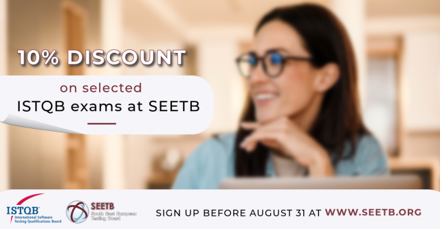 Summer Discount Campaign on selected ISTQB Exams at SEETB!