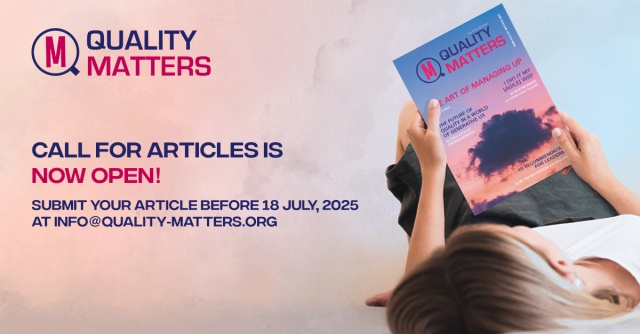 Call for Articles Now Open for the Next Issue of Quality Matters Magazine!